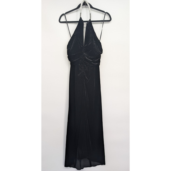 NWT Veronica Beard Josette Embellished Velvet Midi Dress Size 8 Black #2K455 - Picture 2 of 14